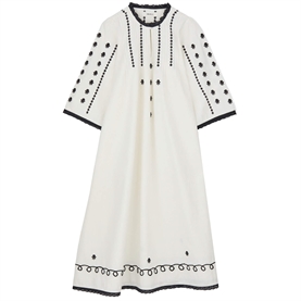 Skall Studio Freya Kjole, Silenced White/Black